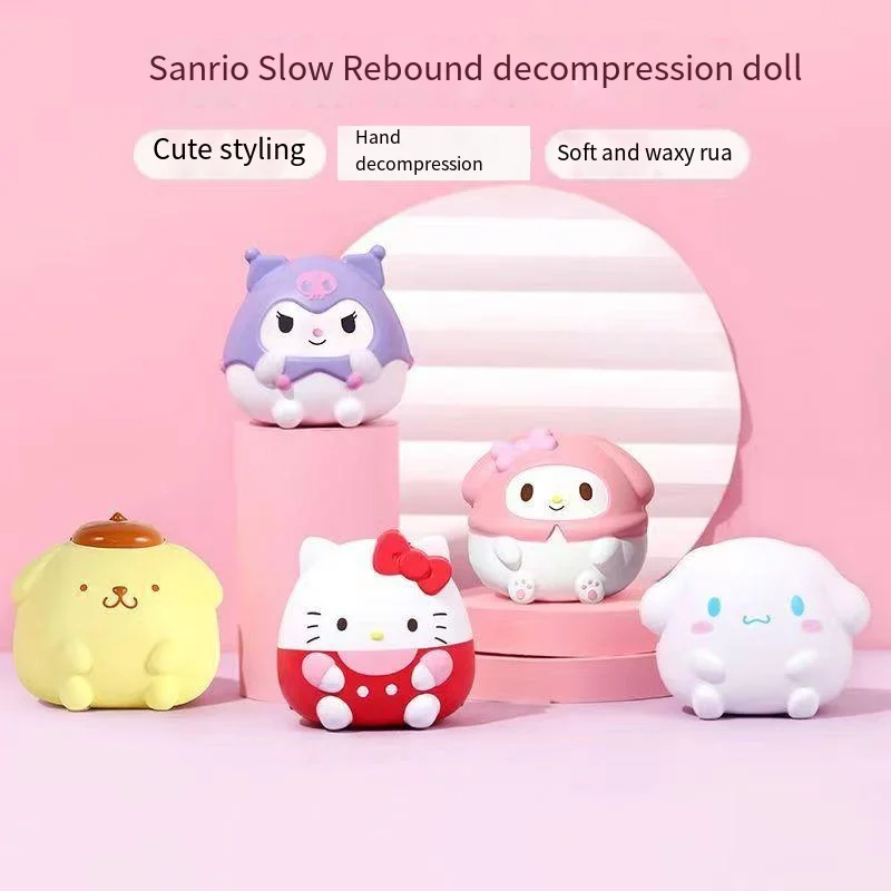 Sanrio Anime Hello Kitty My Melody Kuromi Pinchable Doll Toy Decompress and Vent Slow Rebound Kawaii Cute Anxiety Girls Gifts
Sanrio Anime Hello Kitty My Melody Kuromi Pinchable Doll Toy Decompress and Vent Slow Rebound Kawaii Cute Anxiety Girls Gifts