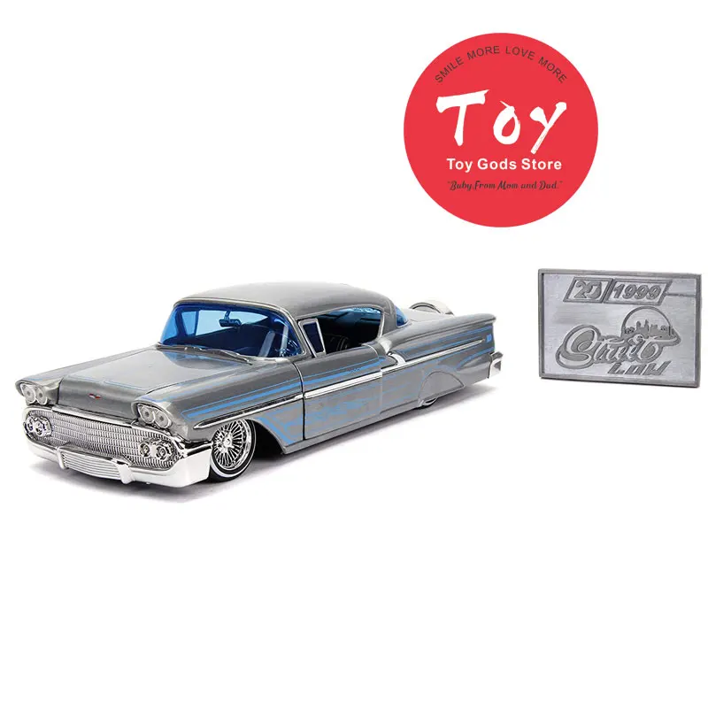 Модель автомобиля JADA 1/24 в масштабе 20 юбилей улица низкая 1958 Chevy Impala, литый под давлением металлический автомобиль, игрушка в подарок, коллекц...
Модель автомобиля JADA 1/24 в масштабе 20 юбилей улица низкая 1958 Chevy Impala, литый под давлением металлический автомобиль, игрушка в подарок, коллекц...