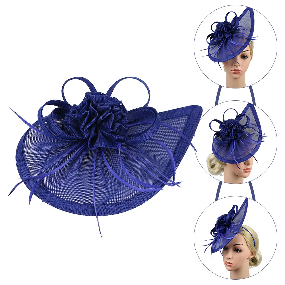 Blue Charm Tops Hats Headwear Tea Party Women Bridal Headband Fascinator Headdress
Blue Charm Tops Hats Headwear Tea Party Women Bridal Headband Fascinator Headdress