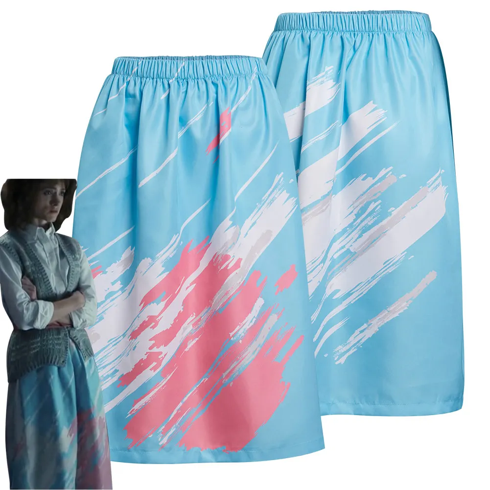 

Stranger Cos Things Season 4 Nancy Wheeler Cosplay Costume Skirt Outfits Halloween Carnival Suit