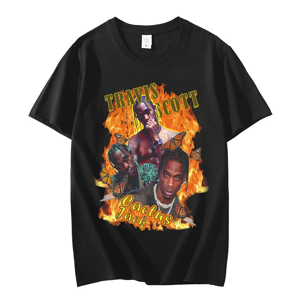 Rapper Travis Scotts Cactus Jack Graphics T Shirt ASTROWORLD Men's Cotton Short Sleeve T-shirts Hip Hop Streetwear Unisex Tees
Rapper Travis Scotts Cactus Jack Graphics T Shirt ASTROWORLD Men's Cotton Short Sleeve T-shirts Hip Hop Streetwear Unisex Tees