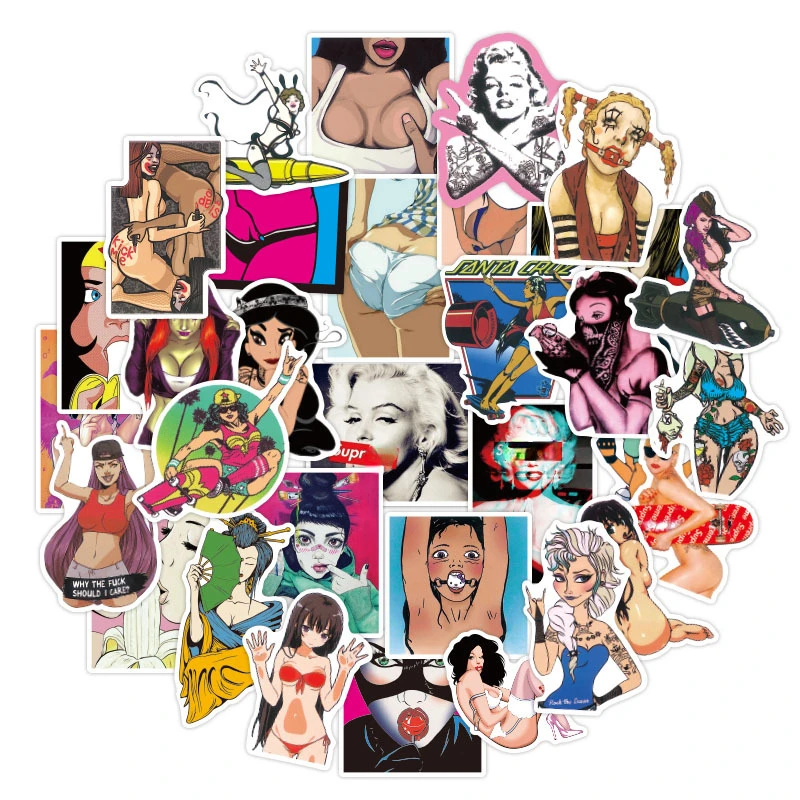 50PCS Anime Teasing Sexy Beauty Sticker Laptop Skateboard Guitar Refrigerator Waterproof Decorative Sticker
50PCS Anime Teasing Sexy Beauty Sticker Laptop Skateboard Guitar Refrigerator Waterproof Decorative Sticker