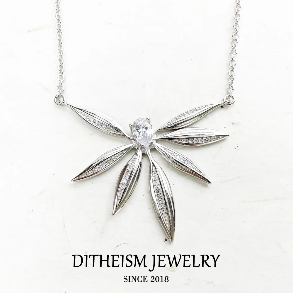 Necklace Leaves 925 Sterling Silver Golden Color New Fine Women Jewelry Trendy Styling Gift For Add Glamour To Any Modern Outfit
Necklace Leaves 925 Sterling Silver Golden Color New Fine Women Jewelry Trendy Styling Gift For Add Glamour To Any Modern Outfit