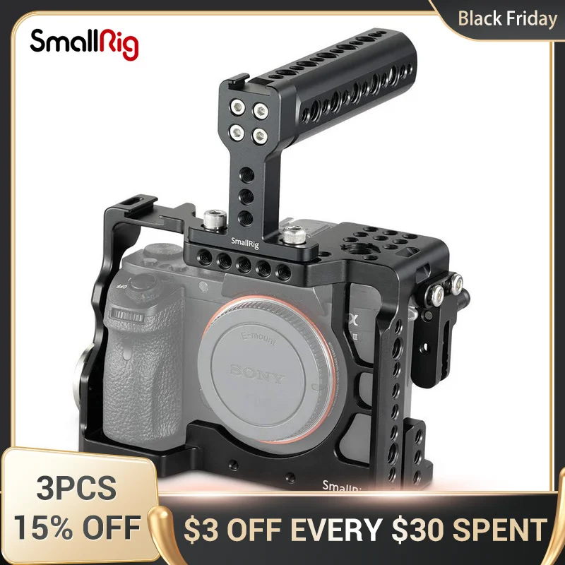 SmallRig A7M2 Camera Cage Kit For Sony A7R2 / A7 II / A7R II / A7S II With Top Handle Rossette Mount Aluminum Cage Rig 2014
SmallRig A7M2 Camera Cage Kit For Sony A7R2 / A7 II / A7R II / A7S II With Top Handle Rossette Mount Aluminum Cage Rig 2014