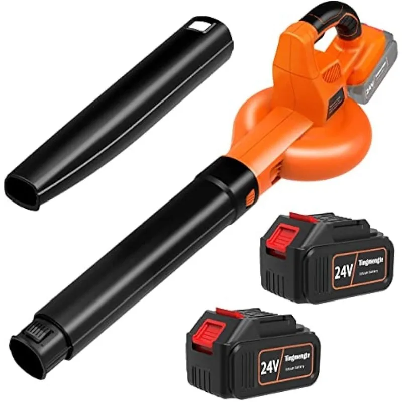 with 2 Batteries & Charger 320CFM,24V Powerful Blower Battery Operated for Lawn Care,Lightweight Electric Leaf Blower
with 2 Batteries & Charger 320CFM,24V Powerful Blower Battery Operated for Lawn Care,Lightweight Electric Leaf Blower