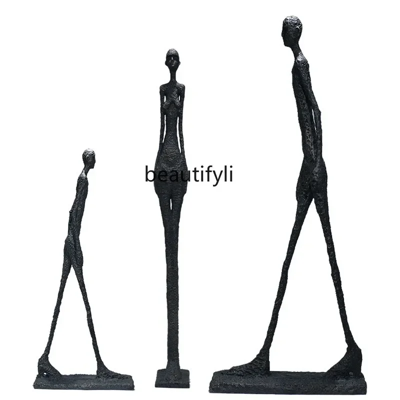 Напольная фигурка гостиничного клуба аналогичная скульптура Giacometti Walking Man