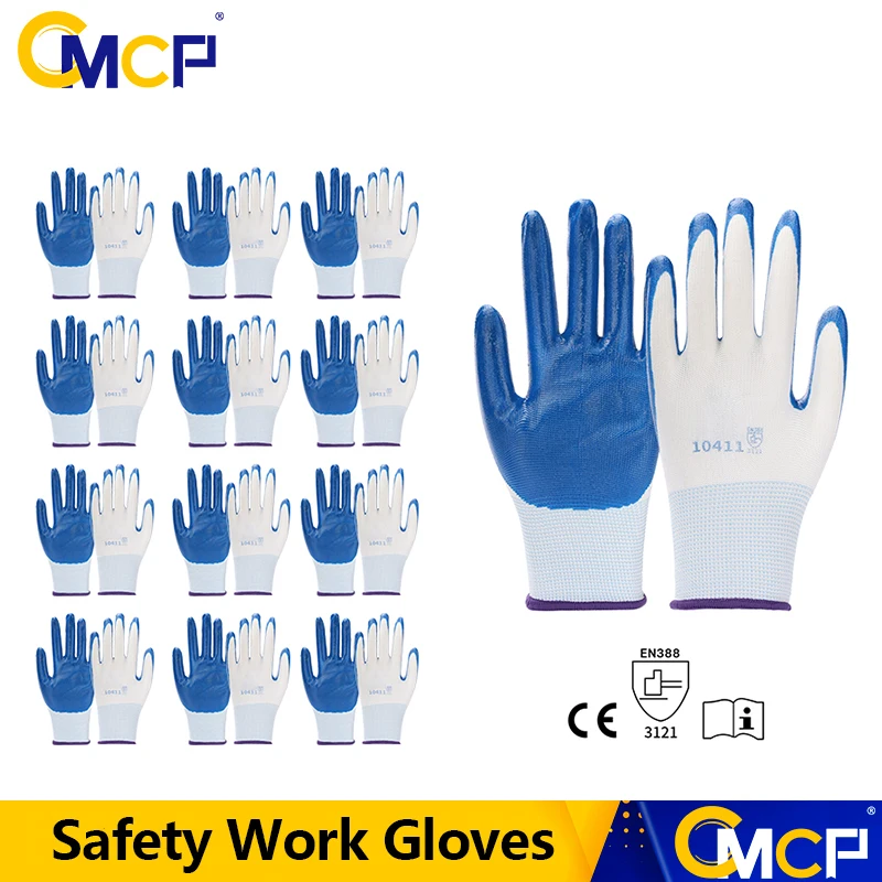 CMCP Palm Dipped Nitrile Gloves,Mechanical Repairing Gardening Gloves,Abrasion Resistance,Non-Slip Safety Work Gloves
CMCP Palm Dipped Nitrile Gloves,Mechanical Repairing Gardening Gloves,Abrasion Resistance,Non-Slip Safety Work Gloves