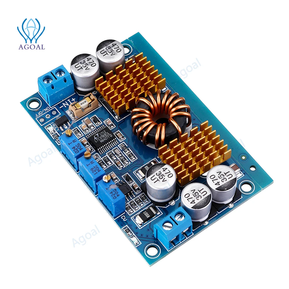 LTC3780 DC 5-32V to 1V-30V 10A Automatic Step Up Down Regulator Charging Module
LTC3780 DC 5-32V to 1V-30V 10A Automatic Step Up Down Regulator Charging Module
