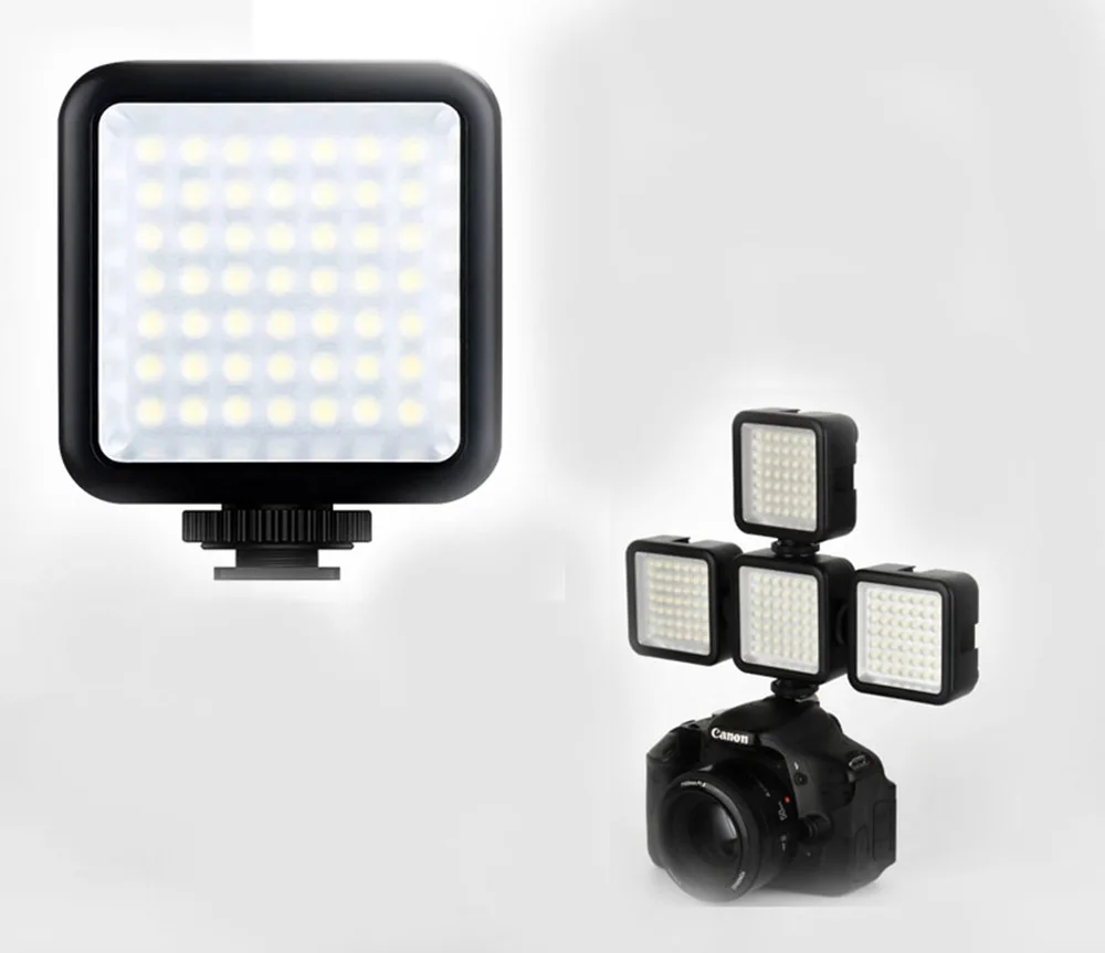 Mini W49 LED Video Light Flash Lamp Light Photography Lighting For Cannon EOS 1300D 550D 650D 750D Camera smartphone Accessories
Mini W49 LED Video Light Flash Lamp Light Photography Lighting For Cannon EOS 1300D 550D 650D 750D Camera smartphone Accessories