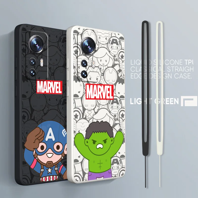 Marvel Hero Captain America For Xiaomi Mi 13 12T 11i 11X 10S 10 Pro Lite Ultra 5G Liquid Rope Silicone Phone Case
Marvel Hero Captain America For Xiaomi Mi 13 12T 11i 11X 10S 10 Pro Lite Ultra 5G Liquid Rope Silicone Phone Case