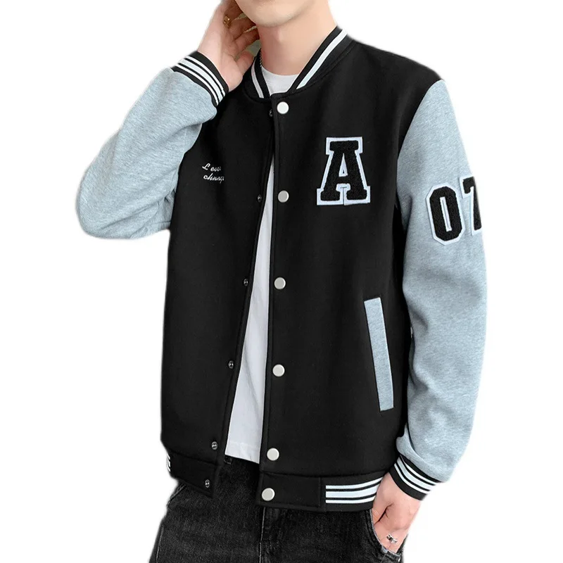 2022 New Style Baseball Uniform Spring and Autumn Street Casual Coat Trendy Korean Loose Fashion Wild Casual Jacket for Men
2022 New Style Baseball Uniform Spring and Autumn Street Casual Coat Trendy Korean Loose Fashion Wild Casual Jacket for Men