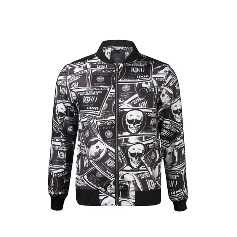 Pilot jacket men's long sleeve skull coin full print fashion shirt spring and autumn trend European casual cotton clothes new 23
Pilot jacket men's long sleeve skull coin full print fashion shirt spring and autumn trend European casual cotton clothes new 23