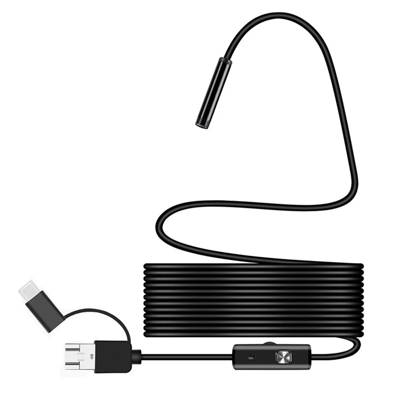 3-In-1 Industrial Pipeline Endoscope Waterproof 7Mm Probe 2M Endoscope Car Repair Tool
3-In-1 Industrial Pipeline Endoscope Waterproof 7Mm Probe 2M Endoscope Car Repair Tool