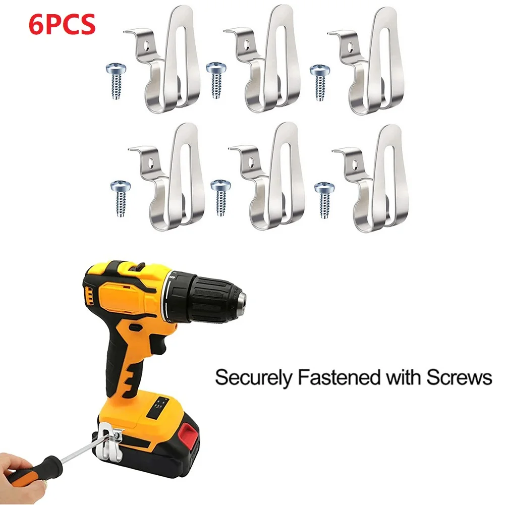 For Drill Power Tool Belt Clip Hook Clip Hook 45*30mm Drill Belt With 8mm Cap Studs Screws For-Makita 18V Max Tools
For Drill Power Tool Belt Clip Hook Clip Hook 45*30mm Drill Belt With 8mm Cap Studs Screws For-Makita 18V Max Tools