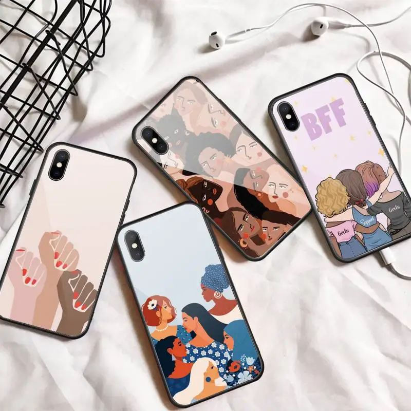 Girls support girls Art illustration Phone Case Tempered glass For iphone 6 7 8 plus X XS XR 11 12 13 PRO MAX mini
Girls support girls Art illustration Phone Case Tempered glass For iphone 6 7 8 plus X XS XR 11 12 13 PRO MAX mini