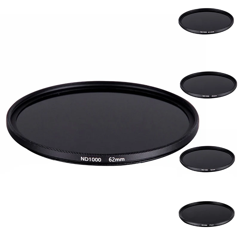 Filter Adjustable Neutral Density ND1000 Reducer ND Camera Filter Ultra Slim, Waterproof
Filter Adjustable Neutral Density ND1000 Reducer ND Camera Filter Ultra Slim, Waterproof