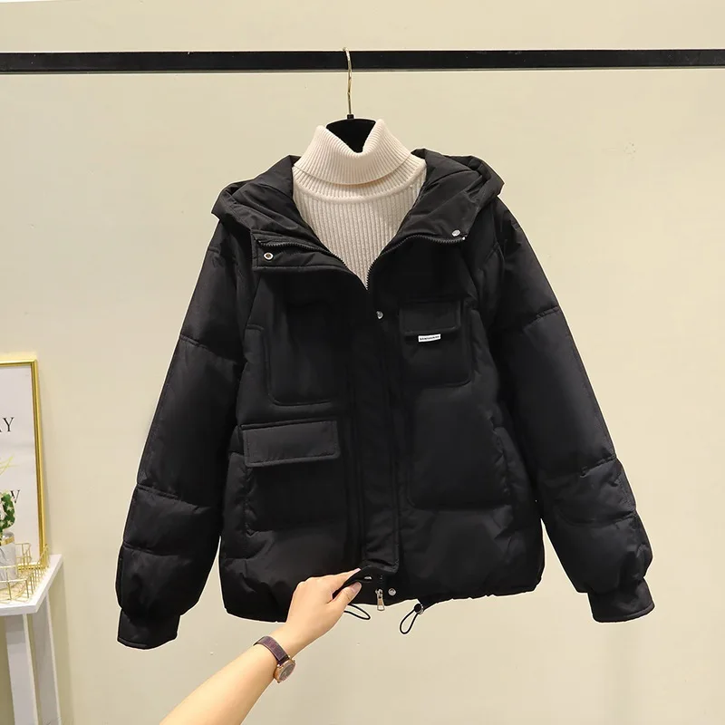 Elegant Solid Color Casual Parkas Fur Women Autumn Winter Solid Color Zip Up Button Sweet Loose Fashion Long Coat Down 2022
Elegant Solid Color Casual Parkas Fur Women Autumn Winter Solid Color Zip Up Button Sweet Loose Fashion Long Coat Down 2022