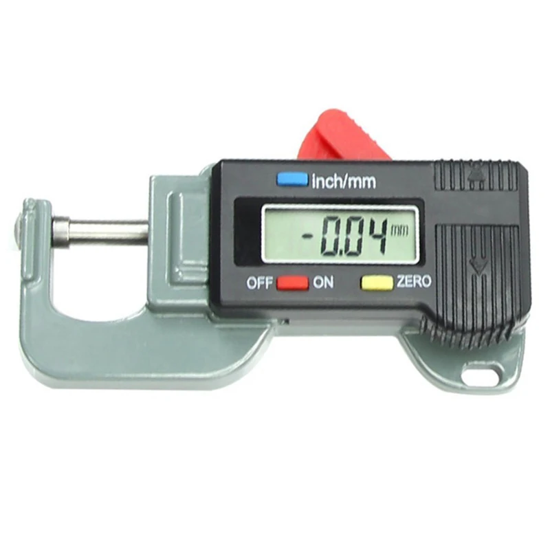 Portable Digital Thickness Gauge Meter Metal Tester Electronic Micrometer Gauge 0-12.7MM Caliper Meter Width Measure Tool Shahe
Portable Digital Thickness Gauge Meter Metal Tester Electronic Micrometer Gauge 0-12.7MM Caliper Meter Width Measure Tool Shahe