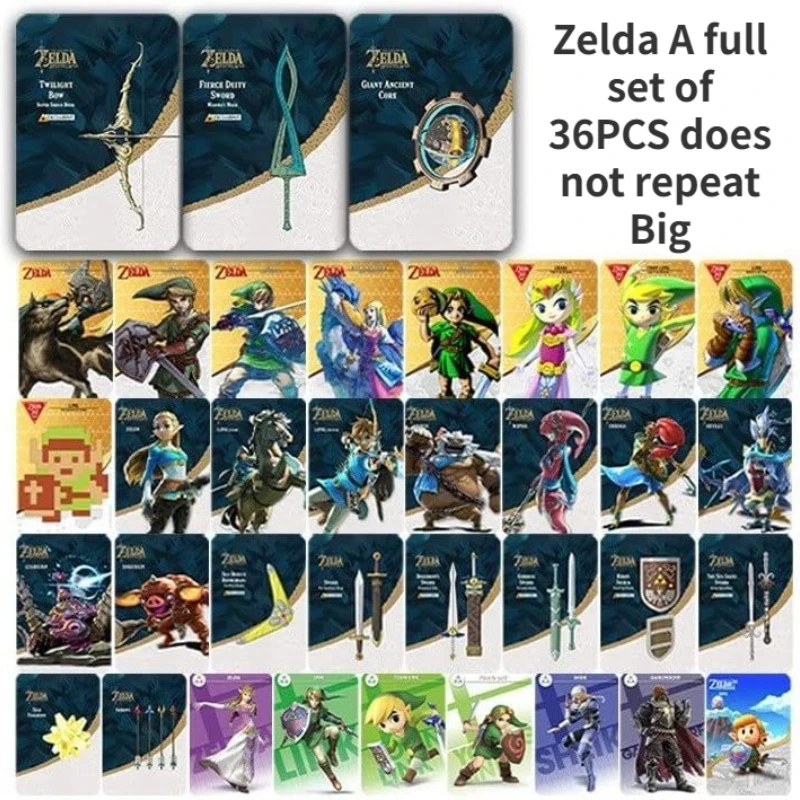 Amiibo Legend of Zelda Card NFC Linkage Switch Game Chip Collection Card Breath of The Wild Tears of The Kingdom Skyward Sword
Amiibo Legend of Zelda Card NFC Linkage Switch Game Chip Collection Card Breath of The Wild Tears of The Kingdom Skyward Sword