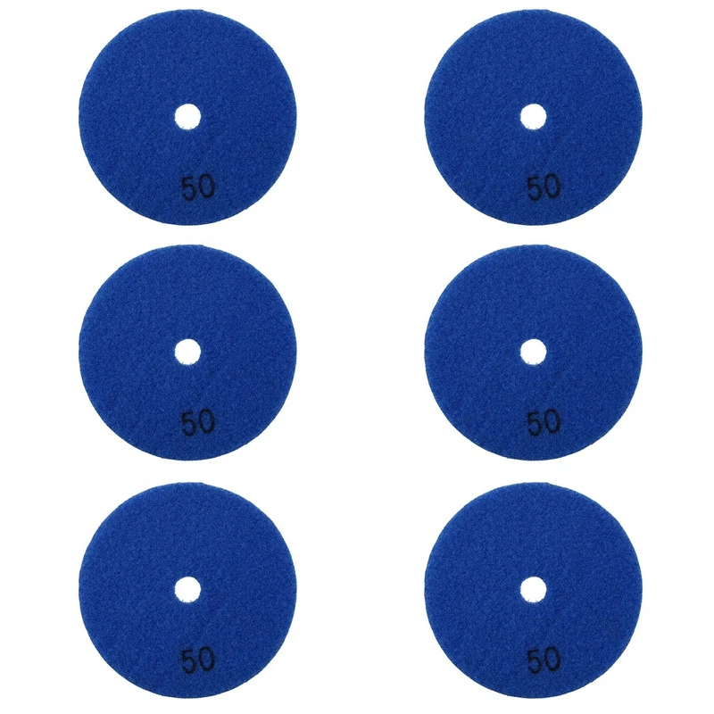 6 Pcs 4 Inch /100 Mm Grit 50 Diamond Dry Polishing Pad Granite Marble Flexible Resin Sanding Disc Ceramic Stone Polisher Disc
6 Pcs 4 Inch /100 Mm Grit 50 Diamond Dry Polishing Pad Granite Marble Flexible Resin Sanding Disc Ceramic Stone Polisher Disc