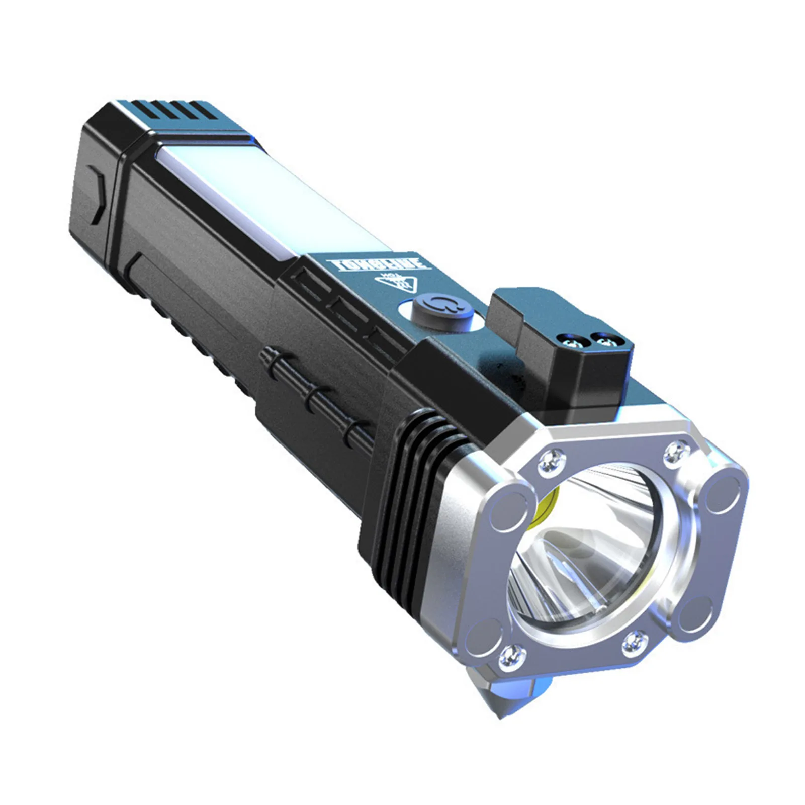 Multi-functional LED Flashlight With Safety Hammer Car Broken Window Breaker USB Rechargeable IPX5 Waterproof Flashlights
Multi-functional LED Flashlight With Safety Hammer Car Broken Window Breaker USB Rechargeable IPX5 Waterproof Flashlights
