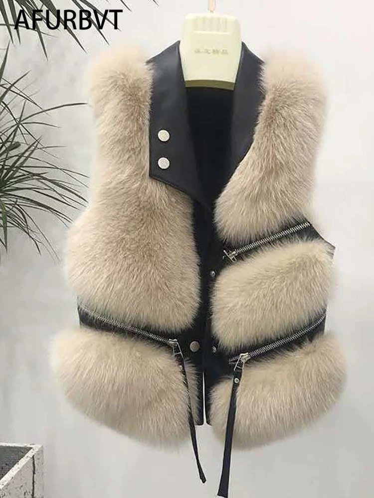 Faux Fur Vest Coat Women's Lapel Sleeveless Buckle Slim Fit Teddy Coat 2022 High Street Plush Fur One Piece Jacket Black Pink
Faux Fur Vest Coat Women's Lapel Sleeveless Buckle Slim Fit Teddy Coat 2022 High Street Plush Fur One Piece Jacket Black Pink