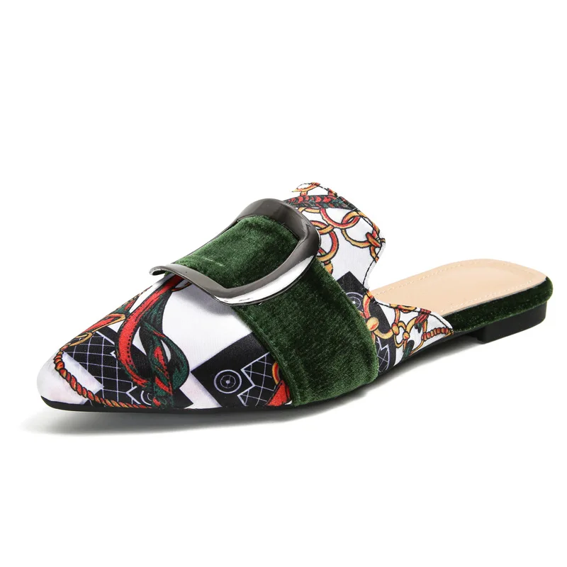 Newly Arrived Baotou Half Slippers Female Summer Wear Muller Shoes 2022 Sexy Hand Drawn Design Metal Buckle Flat Sandals 
Newly Arrived Baotou Half Slippers Female Summer Wear Muller Shoes 2022 Sexy Hand Drawn Design Metal Buckle Flat Sandals