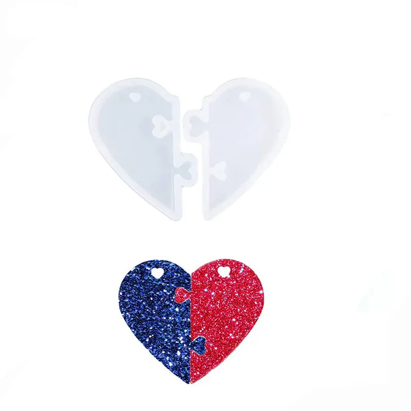 1Pairs Necklace Pendant Silicone Mold Crystal Epoxy Resin Mould DIY Heart Locks For Lovers Jewelry Making Tools
1Pairs Necklace Pendant Silicone Mold Crystal Epoxy Resin Mould DIY Heart Locks For Lovers Jewelry Making Tools