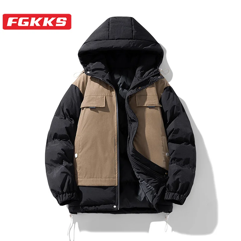 Мужское пальто с капюшоном FGKKS, уличная одежда из овечьей шерсти с хлопковой подкладкой для отдыха на открытом воздухе, 2023
Мужское пальто с капюшоном FGKKS, уличная одежда из овечьей шерсти с хлопковой подкладкой для отдыха на открытом воздухе, 2023