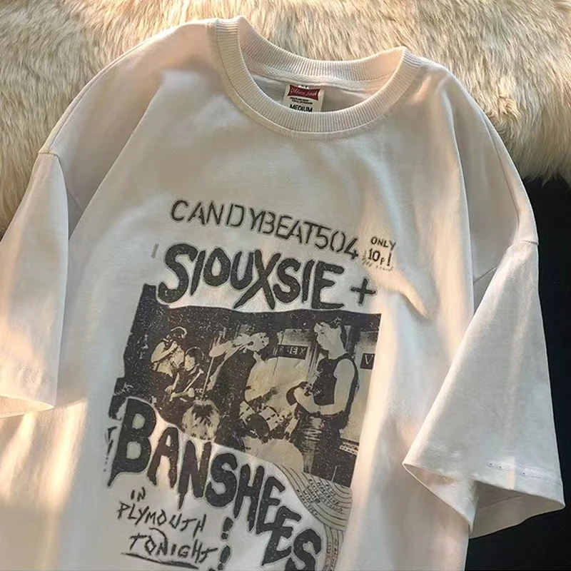 Oversized T Shirt Summer Women's T-shirt Short Sleeve Tee Shirt Vintage Harajuku Hip Hop Streetwear Tops Y2k Women Clothes
Oversized T Shirt Summer Women's T-shirt Short Sleeve Tee Shirt Vintage Harajuku Hip Hop Streetwear Tops Y2k Women Clothes