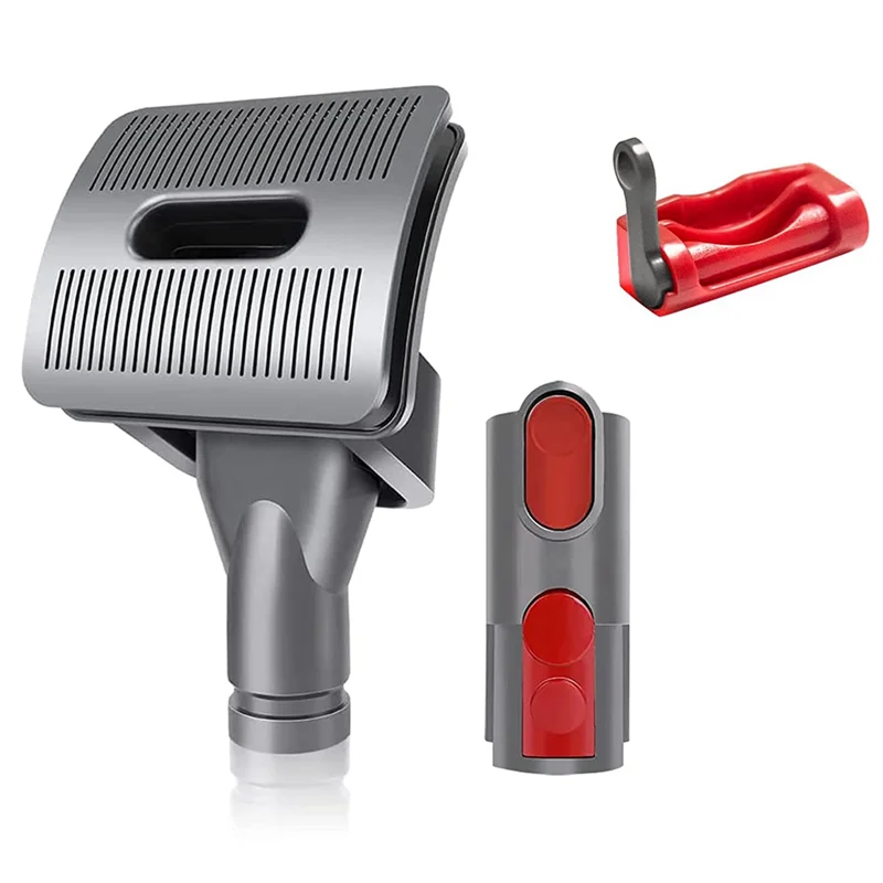 Groom Tool Dog Pet Brush Vacuum Attachment for Dyson V10 V11 V12 V15 V8 V7 with Quick Release Converter Adapter
Groom Tool Dog Pet Brush Vacuum Attachment for Dyson V10 V11 V12 V15 V8 V7 with Quick Release Converter Adapter