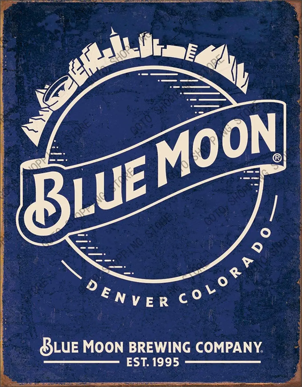 New Blue Moon Team Retro-Decoration Antique Nostalgia Metal Wall- motorcycle garage room decor
New Blue Moon Team Retro-Decoration Antique Nostalgia Metal Wall- motorcycle garage room decor