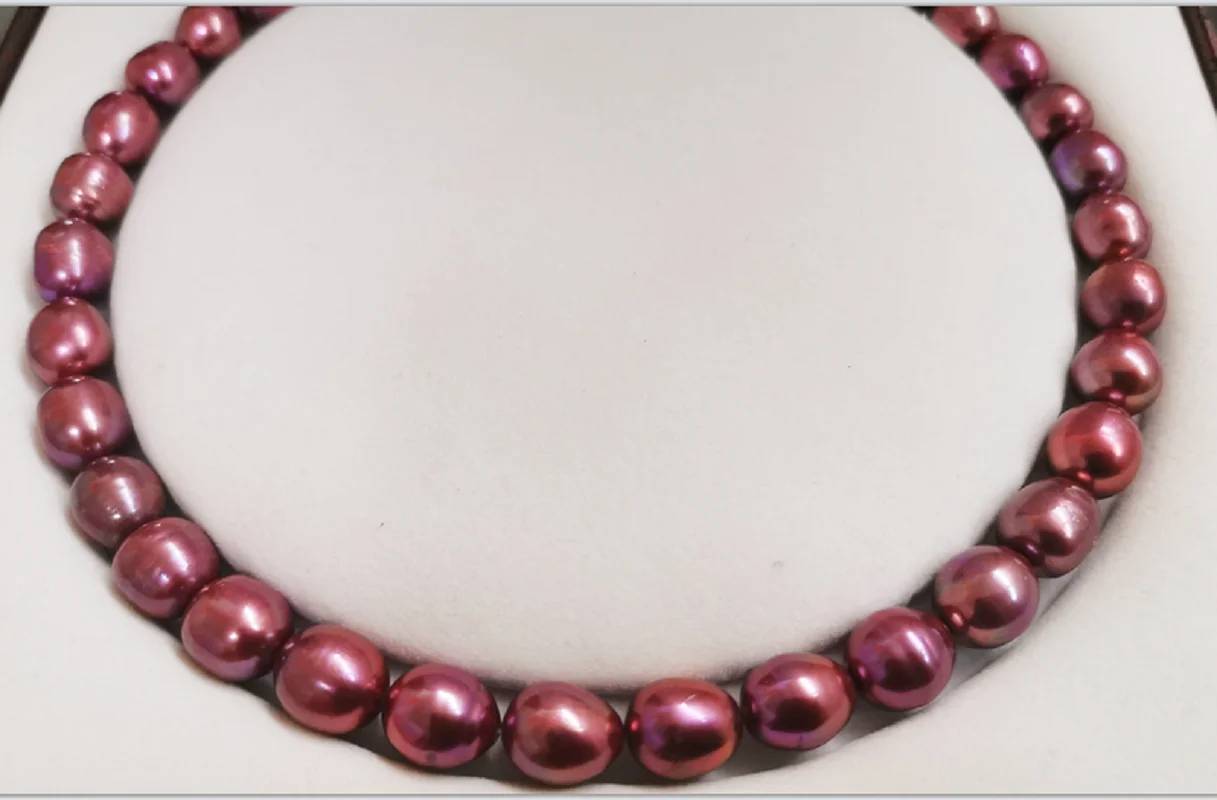 Huge 18"11x14mm Sea Genuine Chocolate Red Purple Pearl Necklace Free Shipping Women Men Jewelry
Huge 18"11x14mm Sea Genuine Chocolate Red Purple Pearl Necklace Free Shipping Women Men Jewelry