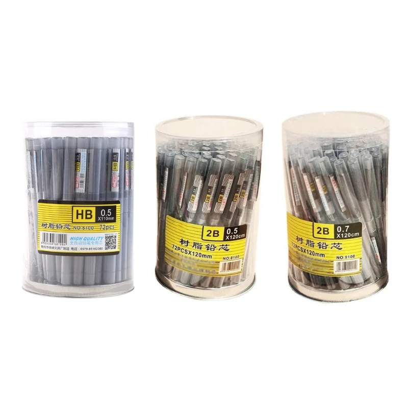 Mechanical Pencil Leads 2B HB Pencil Lead Refills 0.5mm, 0.7mm 72 Tubes 18 Pcs Per Tube for Drafting Sketching Writing 39XC
Mechanical Pencil Leads 2B HB Pencil Lead Refills 0.5mm, 0.7mm 72 Tubes 18 Pcs Per Tube for Drafting Sketching Writing 39XC