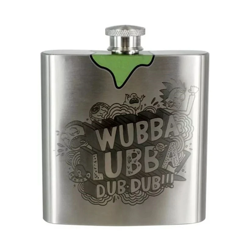 Anime Cartoon Rick Hip Flask Cosplay Wubba Lubba Dub Dub Stainless Steel Pot Bottle Portable Prop Accessories Christmas Gift
Anime Cartoon Rick Hip Flask Cosplay Wubba Lubba Dub Dub Stainless Steel Pot Bottle Portable Prop Accessories Christmas Gift
