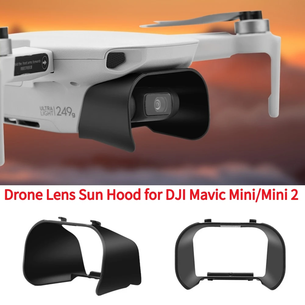 Drone Lens Sun Hood Cover Anti-Glare Drone Lens Hood for DJI Mavic Mini/Mini 2 Gimbal Camera Sunshade Visor Protective Cover
Drone Lens Sun Hood Cover Anti-Glare Drone Lens Hood for DJI Mavic Mini/Mini 2 Gimbal Camera Sunshade Visor Protective Cover