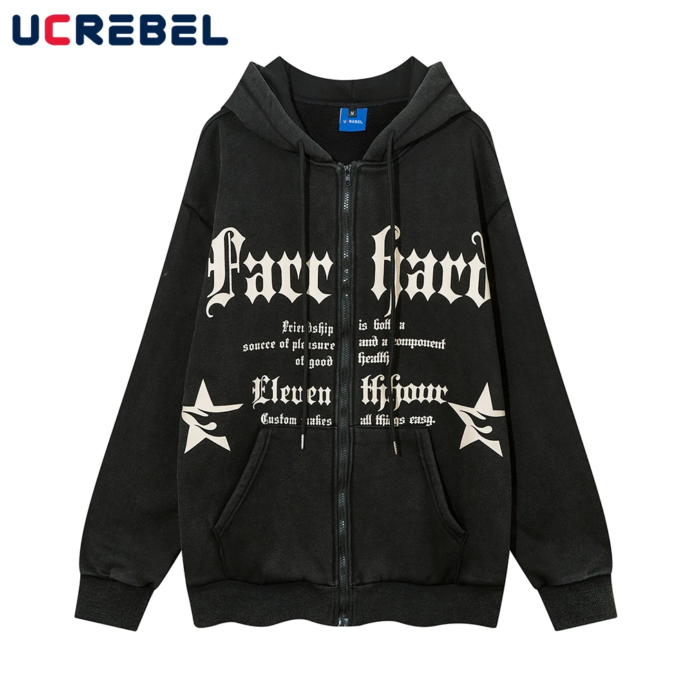 Letter Print Hoodies Mens Streetwear Casual Washed Fleece Sweatshirts Autumn Winter Loose Long Sleeve Zipper Outerwear Men
Letter Print Hoodies Mens Streetwear Casual Washed Fleece Sweatshirts Autumn Winter Loose Long Sleeve Zipper Outerwear Men