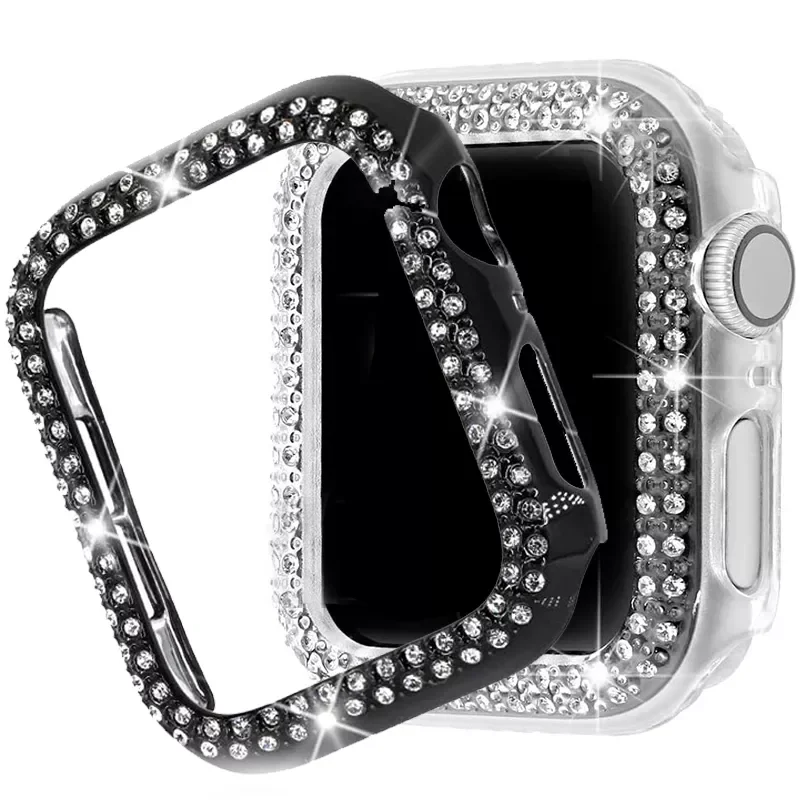 Women Diamond Case Watch Cover Protector for Apple Watch 6 SE 5 3 2 1 40mm 44mm Slim Lady Sport Case for IWatch 6 5 4 38mm 42mm
Women Diamond Case Watch Cover Protector for Apple Watch 6 SE 5 3 2 1 40mm 44mm Slim Lady Sport Case for IWatch 6 5 4 38mm 42mm