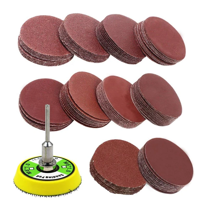 201Pcs Set 2 Inch Sanding Discs Pad Kit For Drill Grinder Rotary Tools With Backer Plate 60-2000 Grit Sandpapers
201Pcs Set 2 Inch Sanding Discs Pad Kit For Drill Grinder Rotary Tools With Backer Plate 60-2000 Grit Sandpapers