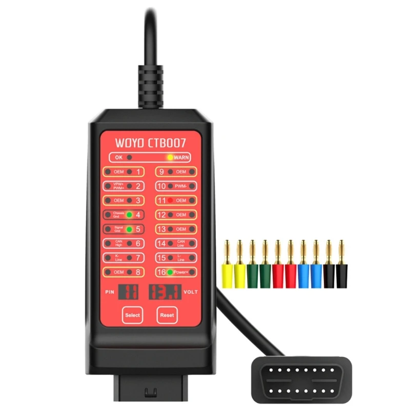 OBD2 Break Out Box SettingScanner Automotive-ECU Protocol Communication Detector AOS
OBD2 Break Out Box SettingScanner Automotive-ECU Protocol Communication Detector AOS