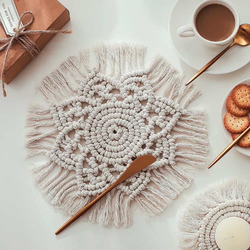 Round Sunflower Coaster Boho Wedding Home Tablemat Decor Ins Kitchen Accessories 2pcs Placemat hogar accesorios de novedosos
Round Sunflower Coaster Boho Wedding Home Tablemat Decor Ins Kitchen Accessories 2pcs Placemat hogar accesorios de novedosos