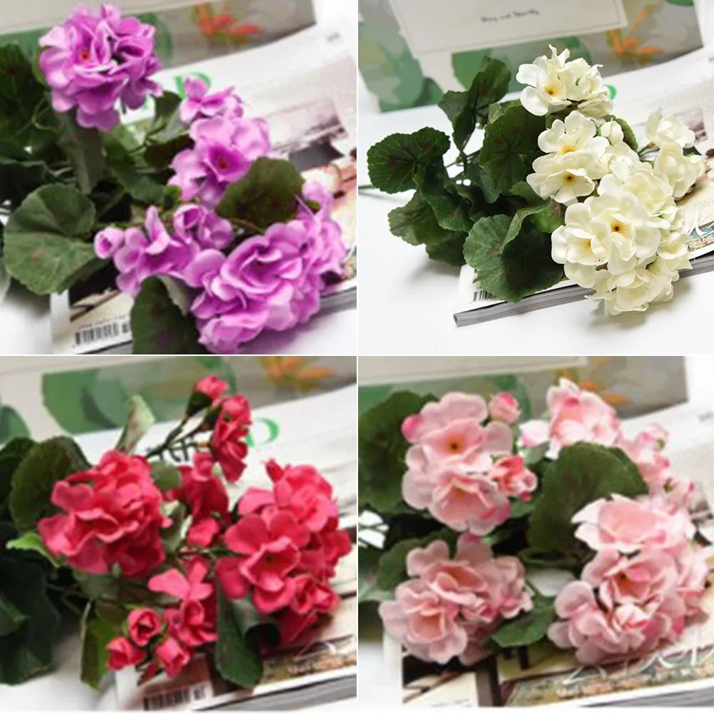 Fall Outdoor Artificial Geranium Red Azalea Flowers Bushes High Quality UV Resistant Fake Flowers Home Garden Decoration
Fall Outdoor Artificial Geranium Red Azalea Flowers Bushes High Quality UV Resistant Fake Flowers Home Garden Decoration