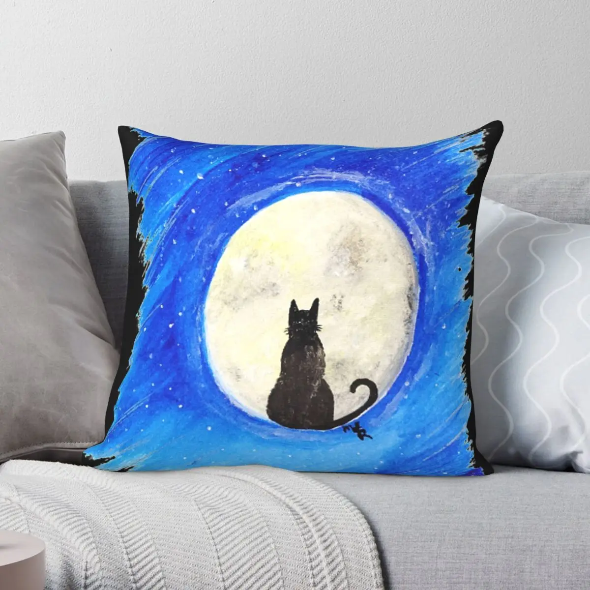 Cat In The Moon Square Pillowcase Polyester Linen Velvet Pattern Zip Decor Throw Pillow Case Sofa Seater Cushion Cover
Cat In The Moon Square Pillowcase Polyester Linen Velvet Pattern Zip Decor Throw Pillow Case Sofa Seater Cushion Cover