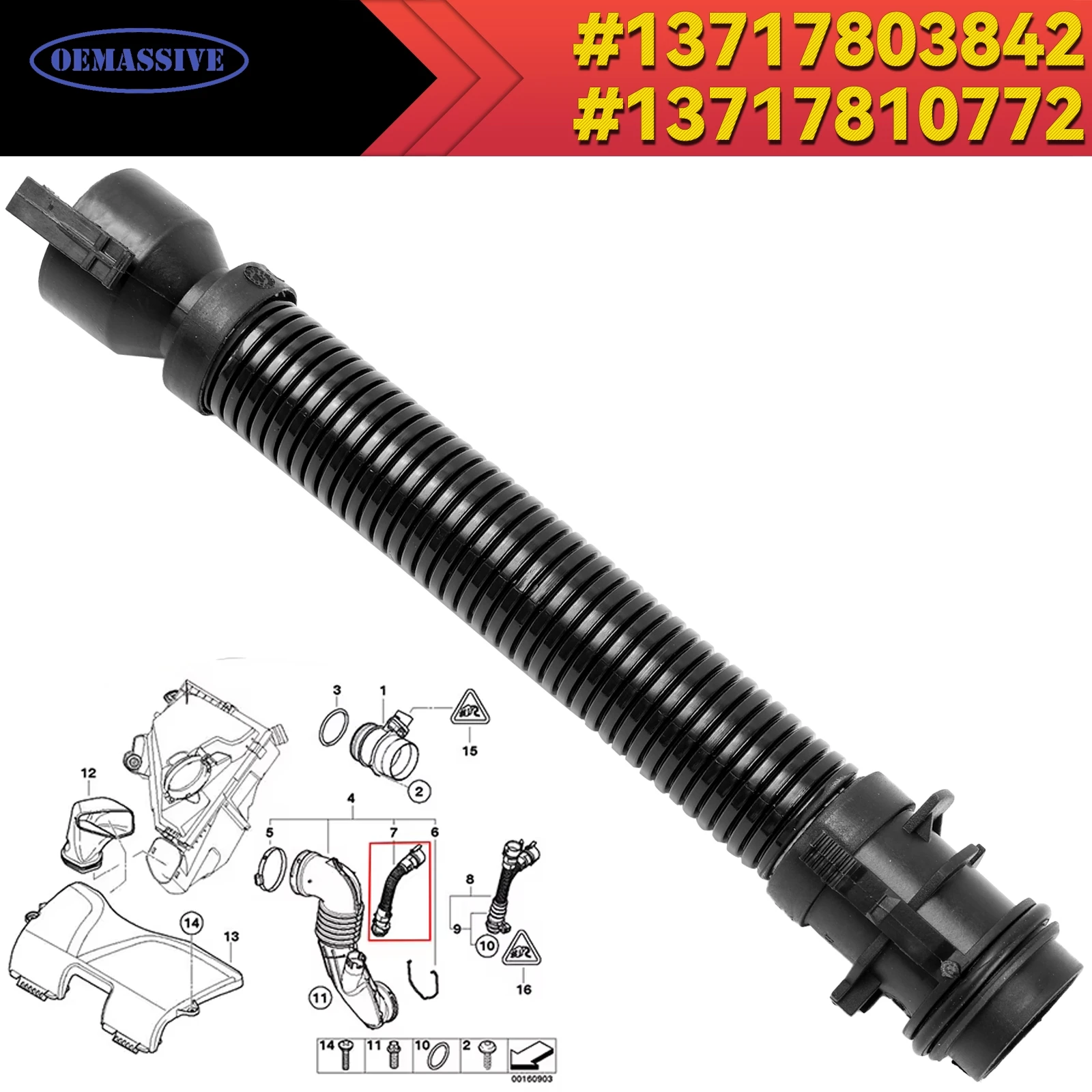 Шланг воздушного фильтра 13717803842 подходит для 1 3 4 5 6 7 X1 X3 X4 X5 X6 серии N47 N57 E81 E82 E87 E88 E90 E91 E92 E84 13717810772
Шланг воздушного фильтра 13717803842 подходит для 1 3 4 5 6 7 X1 X3 X4 X5 X6 серии N47 N57 E81 E82 E87 E88 E90 E91 E92 E84 13717810772