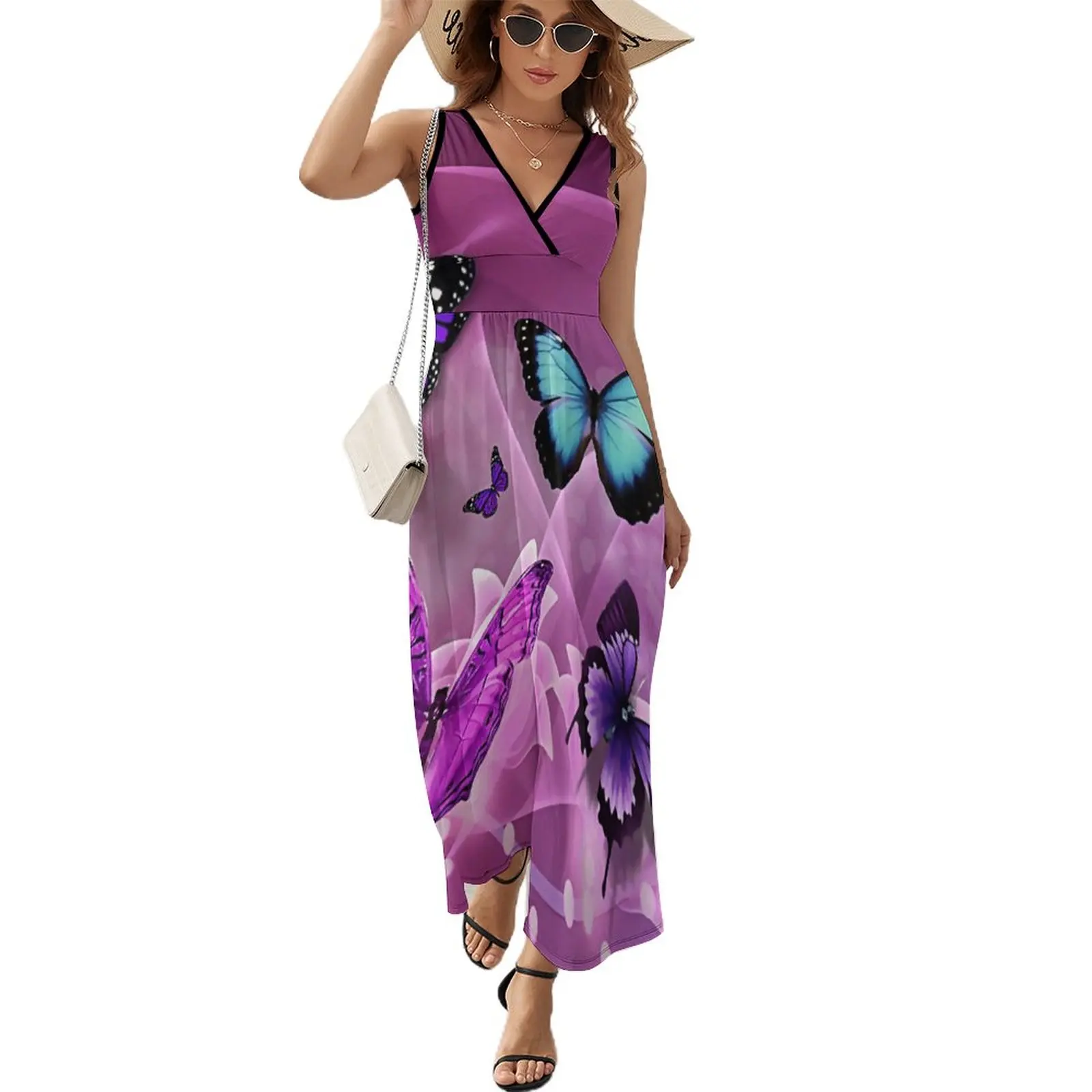 Винтажное платье макси в богемном стиле, длинное платье с разноцветными бабочками, с V-образным вырезом, в уличном стиле, индивидуальный пошив
Винтажное платье макси в богемном стиле, длинное платье с разноцветными бабочками, с V-образным вырезом, в уличном стиле, индивидуальный пошив