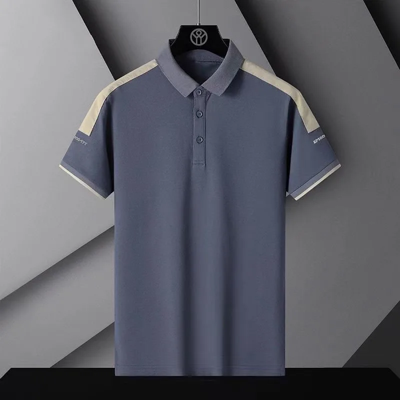 Polo Shirt Men's Short Sleeved T-shirt Summer Ice Thin Lapel Half Sleeve Business Casual Solid Color Splicing T-shirt Top
Polo Shirt Men's Short Sleeved T-shirt Summer Ice Thin Lapel Half Sleeve Business Casual Solid Color Splicing T-shirt Top