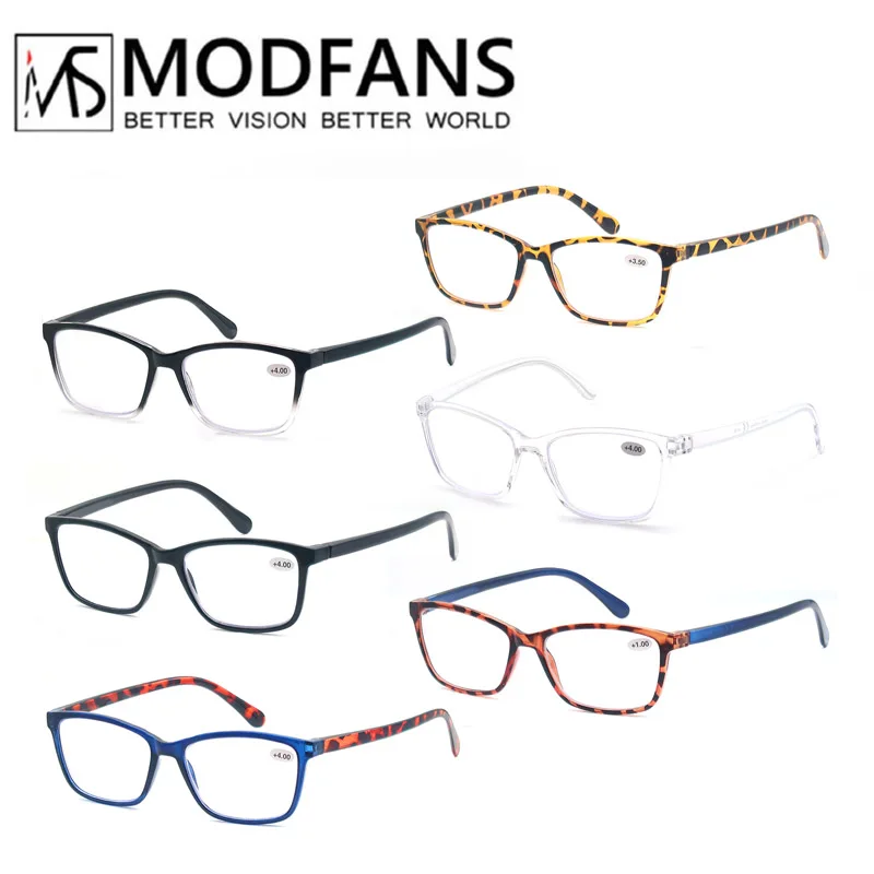 MODFANS Men Square Eyeglasses Uitralight Reading Glasses For Women Reader Plastic Fashion Comfortable To Wear Frame
MODFANS Men Square Eyeglasses Uitralight Reading Glasses For Women Reader Plastic Fashion Comfortable To Wear Frame