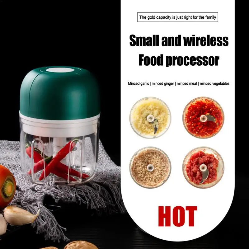 250ml Mini Electric Garlic Chopper Garlic Crusher Portable Chopper USB Charging Chili Vegetable Meat Masher Machine Kitchen Tool
250ml Mini Electric Garlic Chopper Garlic Crusher Portable Chopper USB Charging Chili Vegetable Meat Masher Machine Kitchen Tool