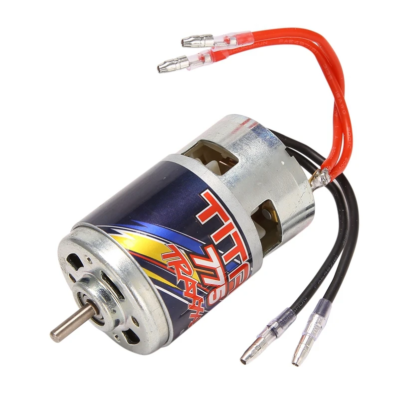 For 1PCS RC Car Trx 775 Motor 10-Turn 10T 16.8V EP 4WD 1/10Th Models Truck Summit Off Road 5675 Remote Control
For 1PCS RC Car Trx 775 Motor 10-Turn 10T 16.8V EP 4WD 1/10Th Models Truck Summit Off Road 5675 Remote Control