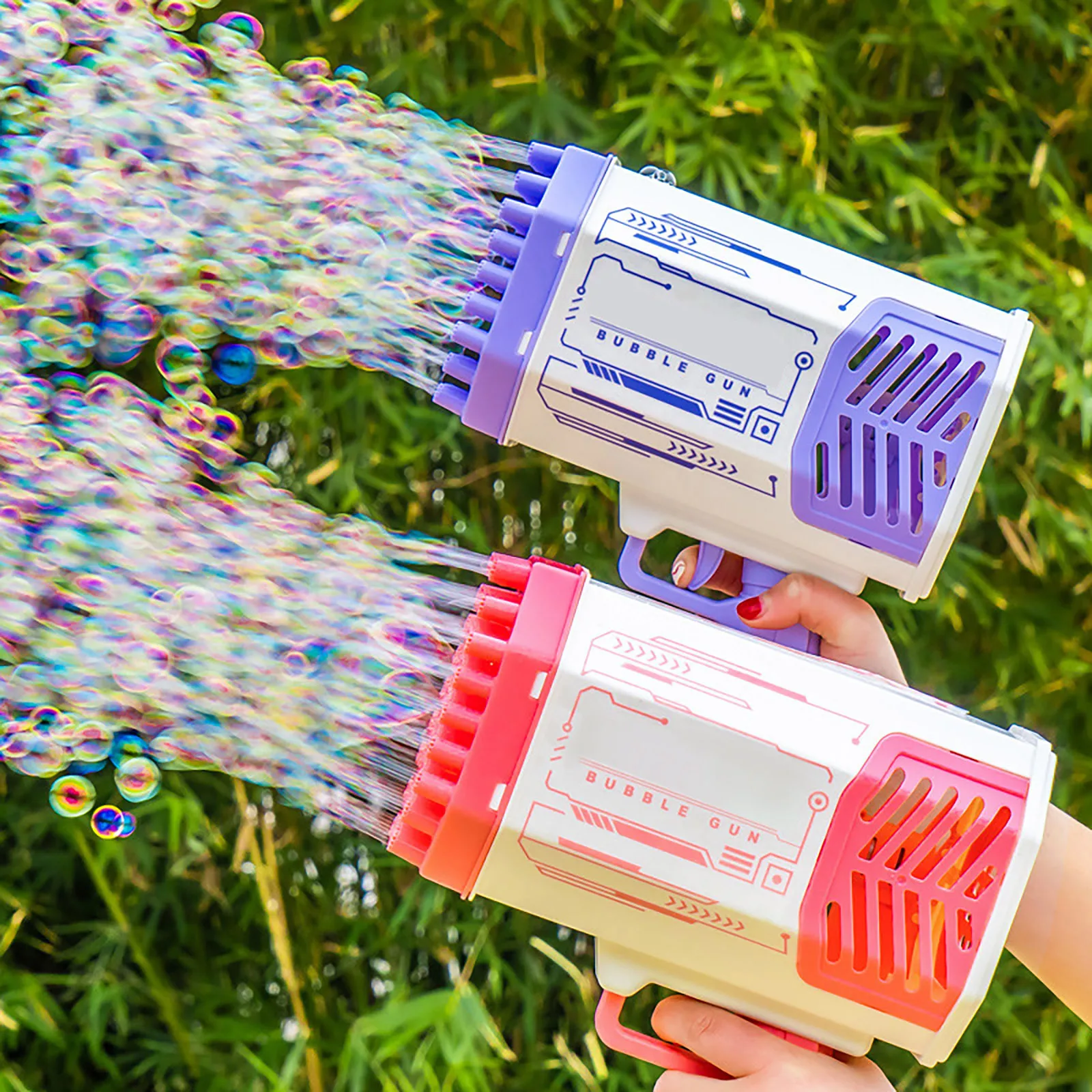 69 Holes Automatic Gatling Bubble Guns Soap Bubble Magic Bubble Kids 2022 New Bathroom Outdoor Toys For Boys Girls Birthday Gift
69 Holes Automatic Gatling Bubble Guns Soap Bubble Magic Bubble Kids 2022 New Bathroom Outdoor Toys For Boys Girls Birthday Gift